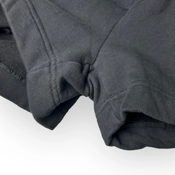 MSGM Milano Black Cotton Shorts Pink  Striped Drawstring - Picture 4 of 6